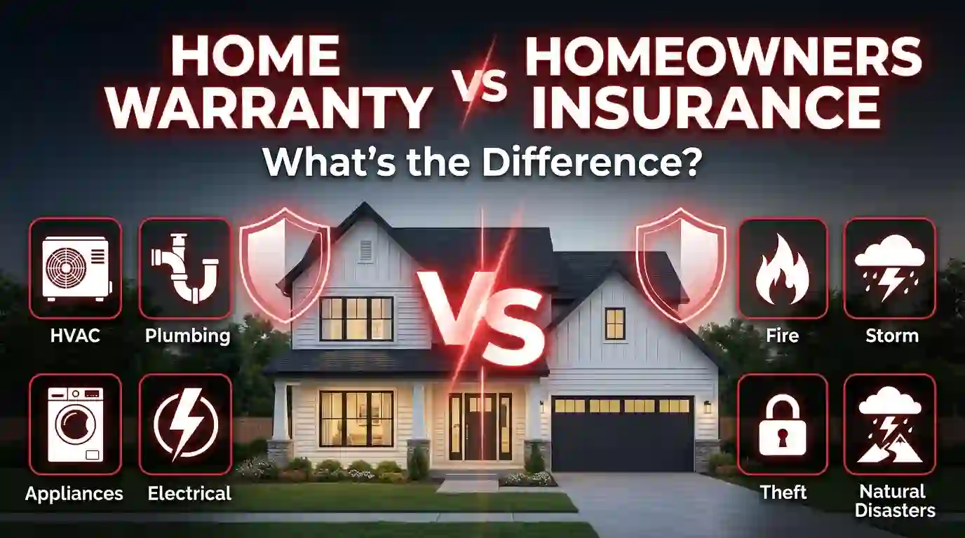 Home Warranty vs. Homeowners Insurance What's the Difference