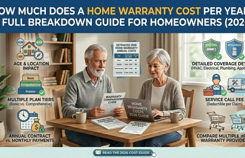 How Much Does a Home Warranty Cost Per Year Full Breakdown (2026)